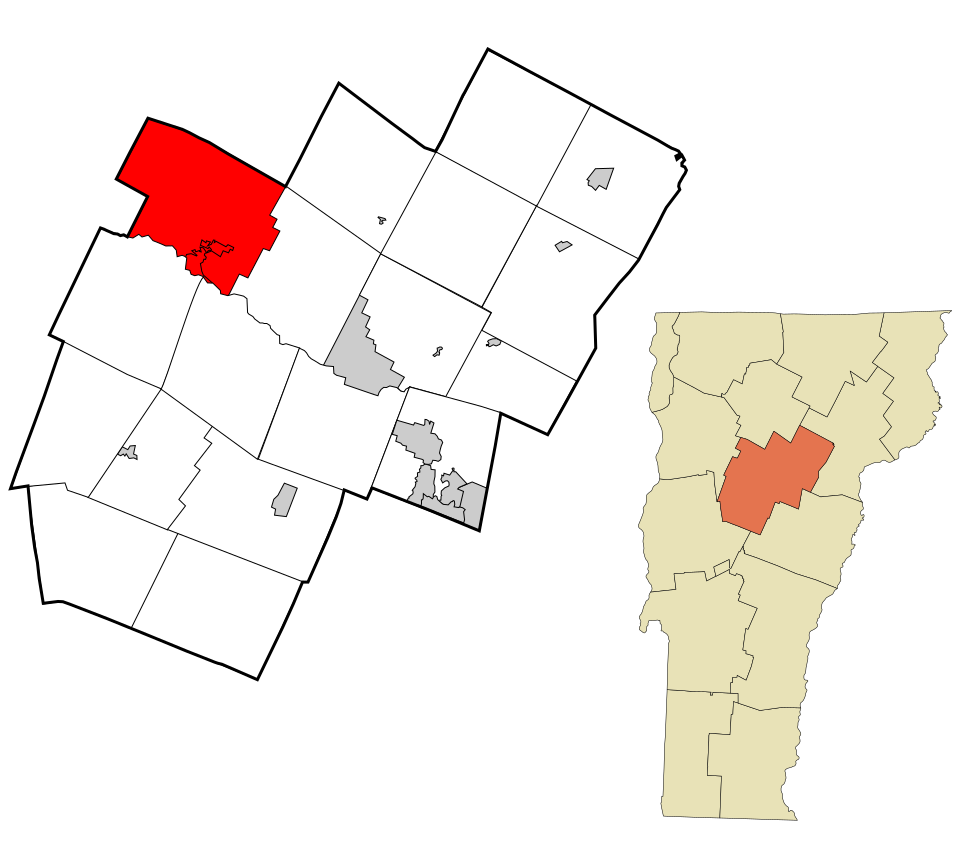 Locator map of Waterbury
