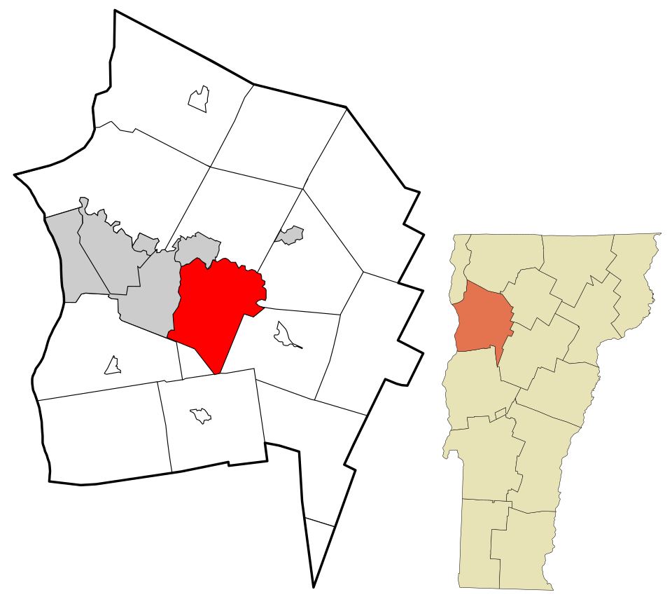 Locator map of Williston