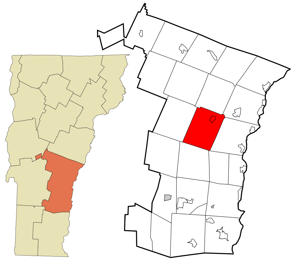 Locator map of Woodstock