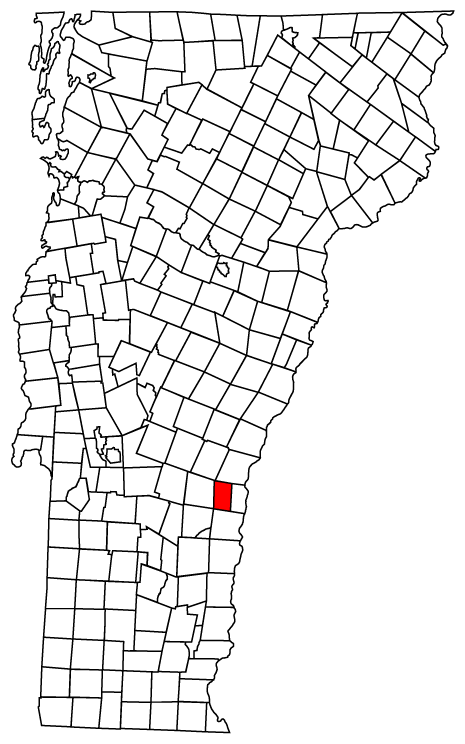 Locator map of West Windsor