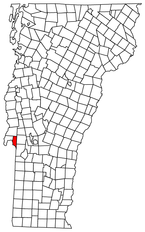 Locator map of Fair Haven
