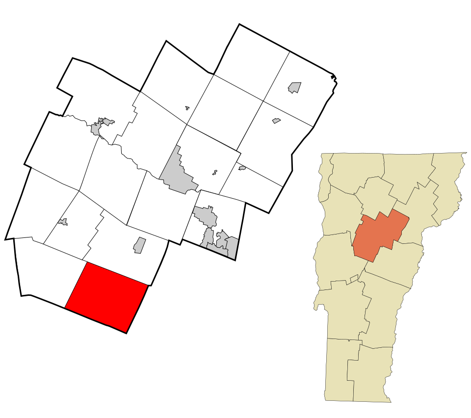 Locator map of Roxbury