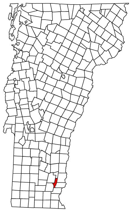 Locator map of Brookline
