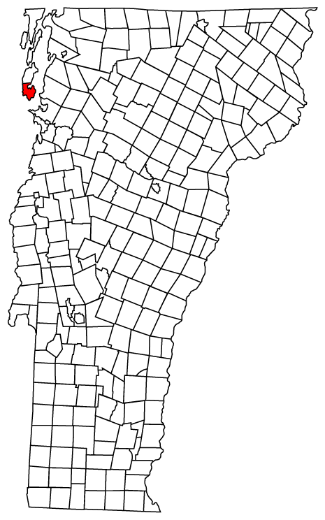 Map of South Hero