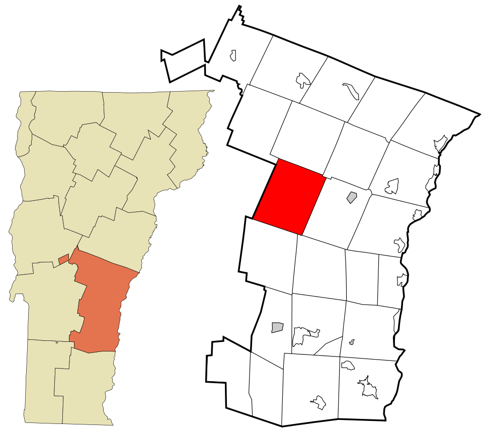 Locator map of Bridgewater