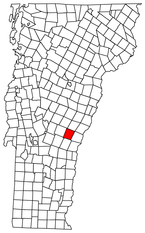 Locator map of Pomfret
