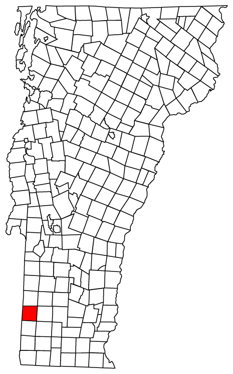 Locator map of Arlington