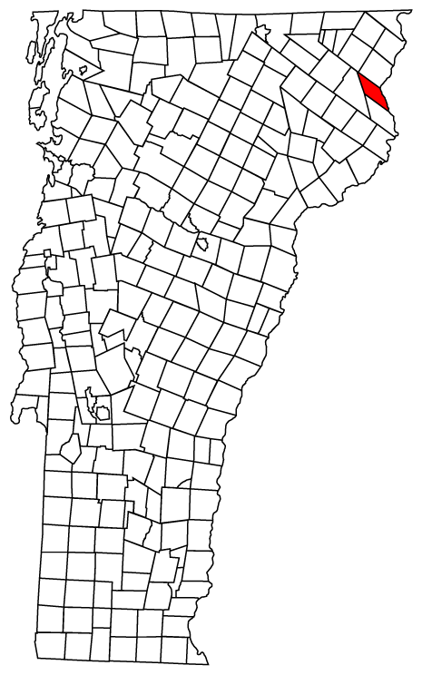 Locator map of Brunswick
