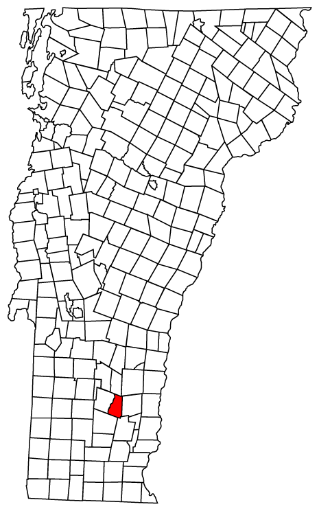 Locator map of Windham