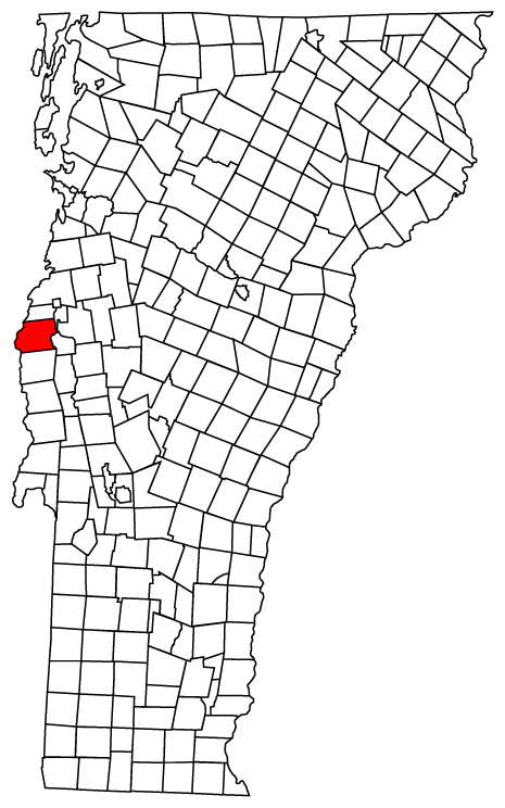 Locator map of Addison