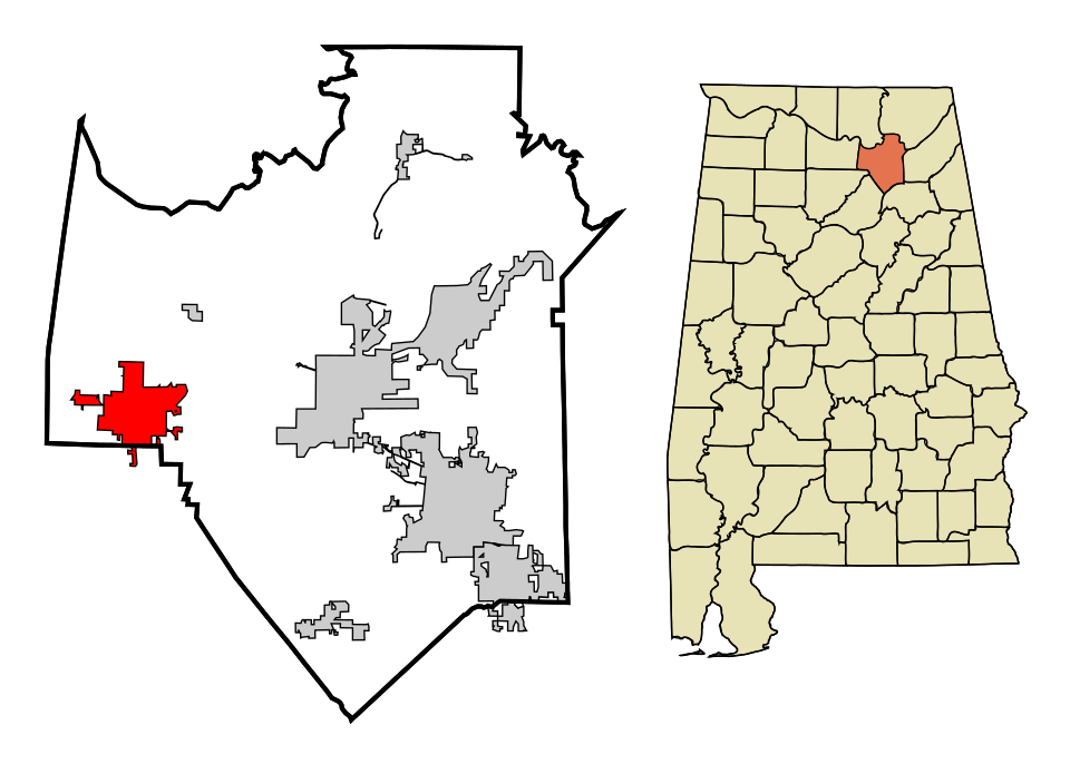 Locator map of Arab