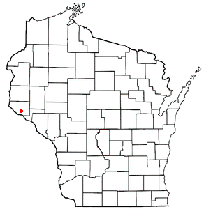 Locator map of Hartland