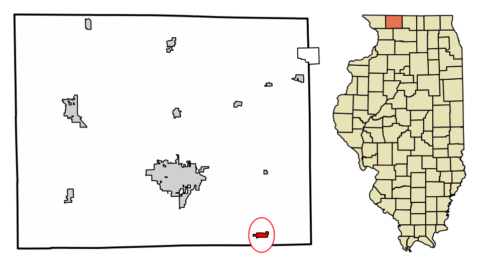 Locator map of German Valley