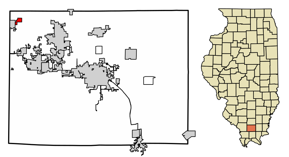 Locator map of Bush
