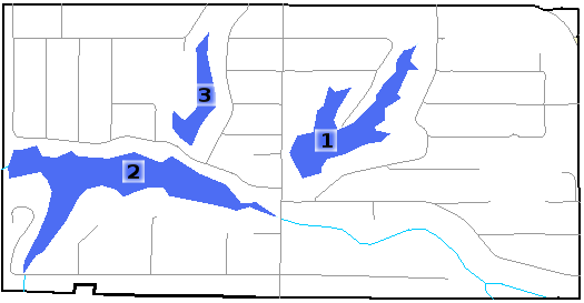 Locator map of Royal Lakes