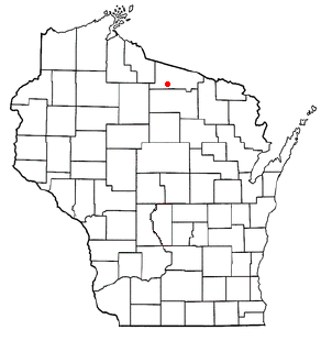 Locator map of Arbor Vitae
