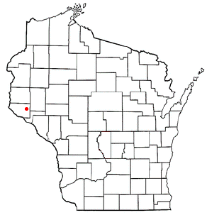 Locator map of Rock Elm