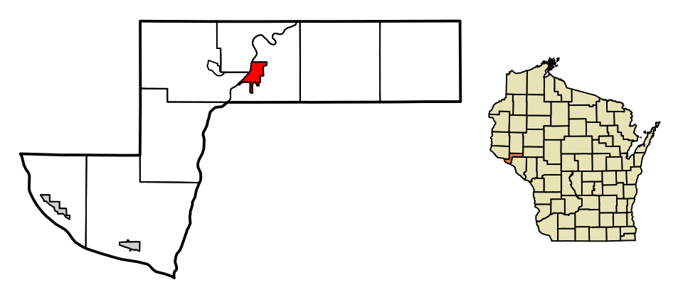 Locator map of Durand