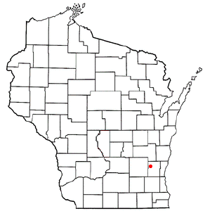 Locator map of Addison