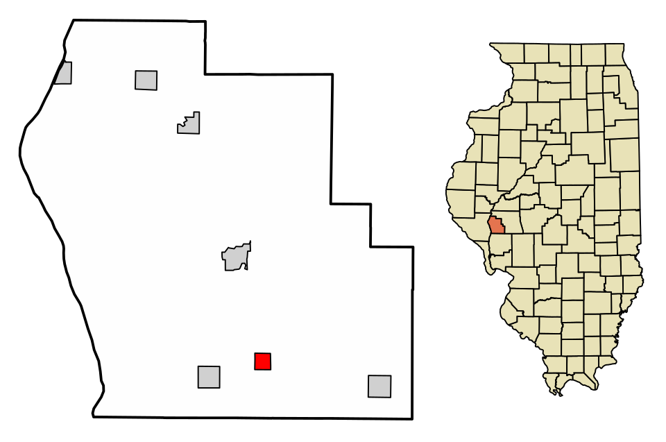Locator map of Alsey