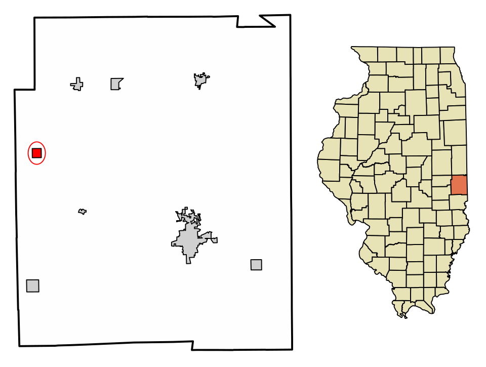 Locator map of Brocton