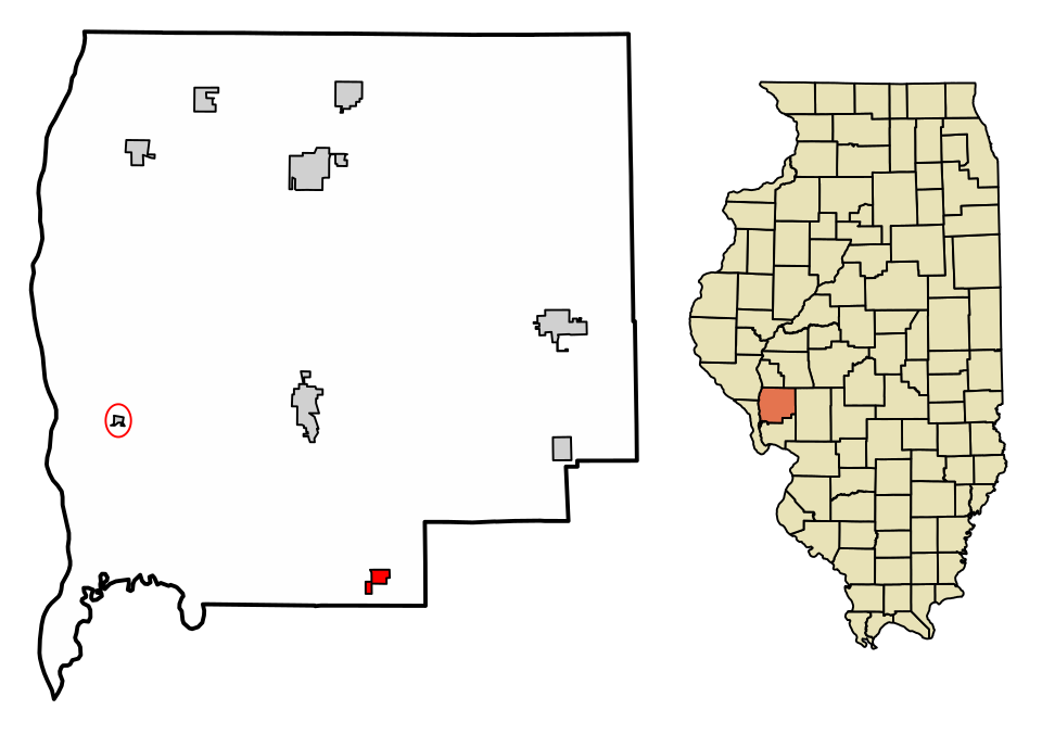 Locator map of Kane