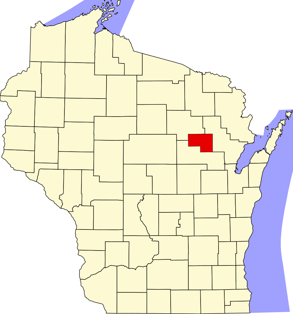 Locator map of Menominee