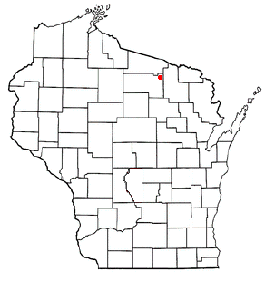Locator map of Three Lakes