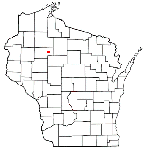 Locator map of True