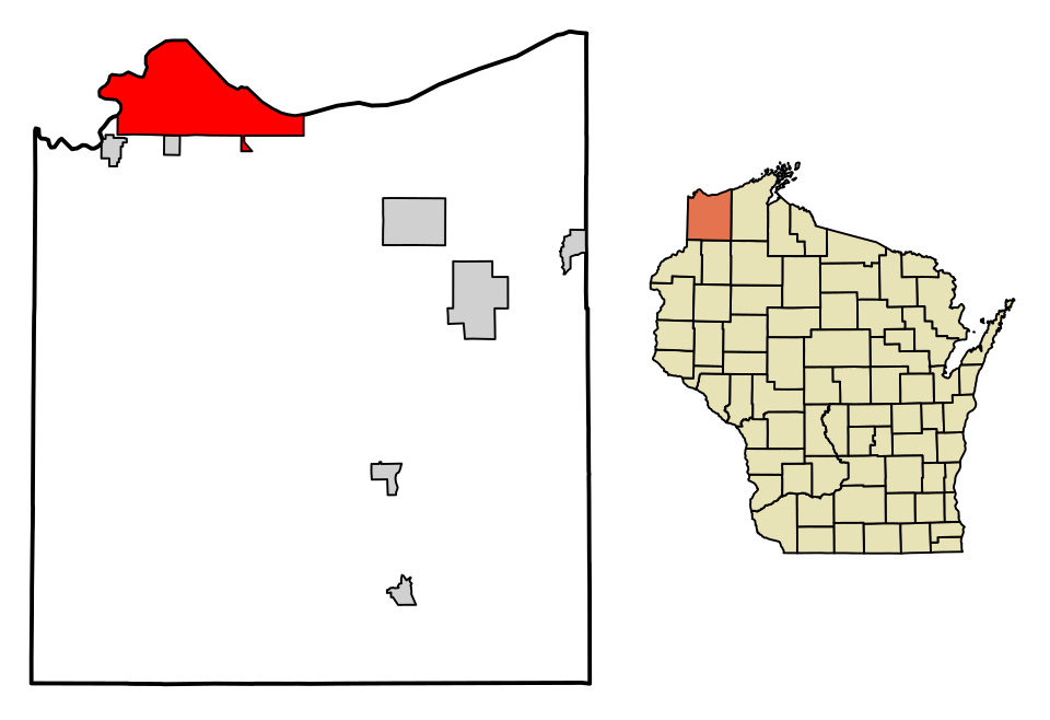 Locator map of Superior