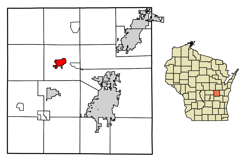 Locator map of Winneconne