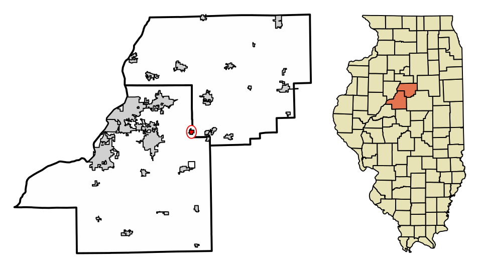 Locator map of Deer Creek