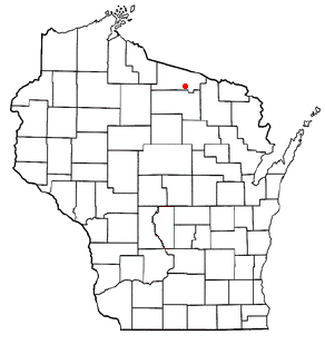 Locator map of Cloverland