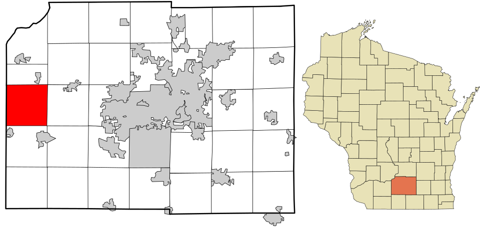 Locator map of Vermont