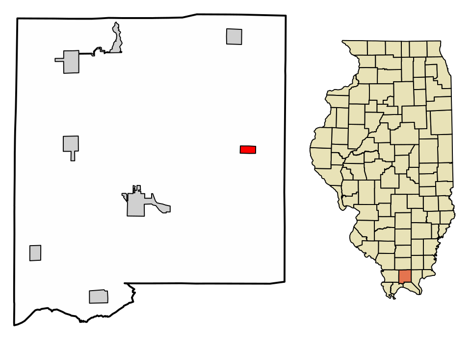 Locator map of Simpson