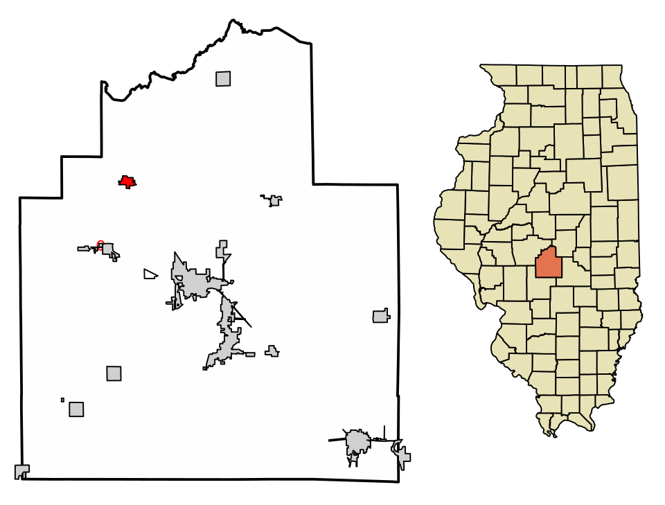 Locator map of Edinburg