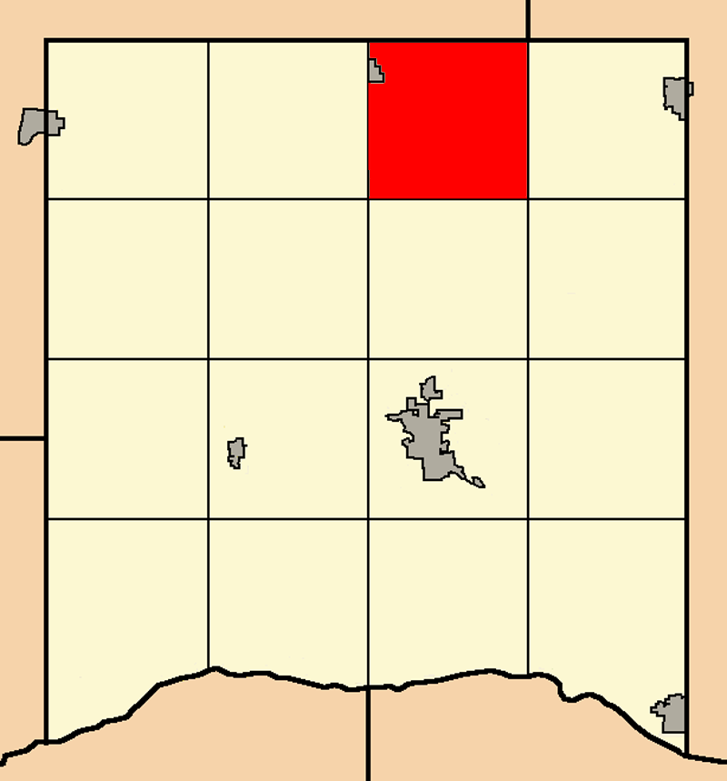Locator map of Henrietta
