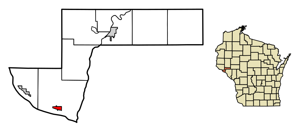 Locator map of Pepin