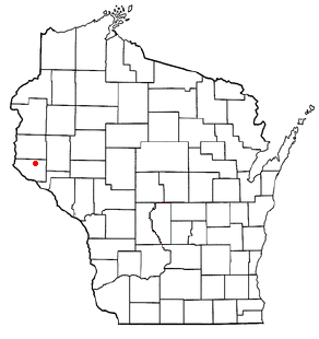 Locator map of Gilman