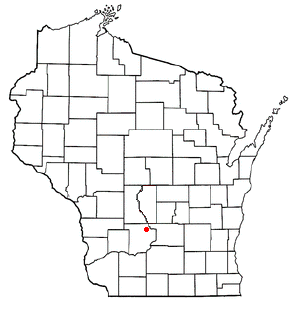Locator map of Delton