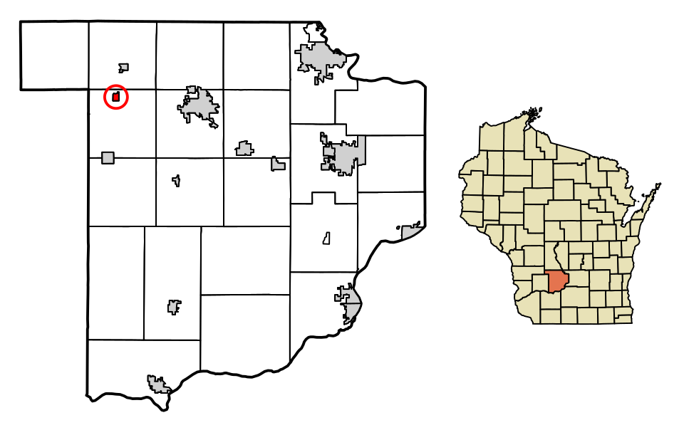 Locator map of Ironton
