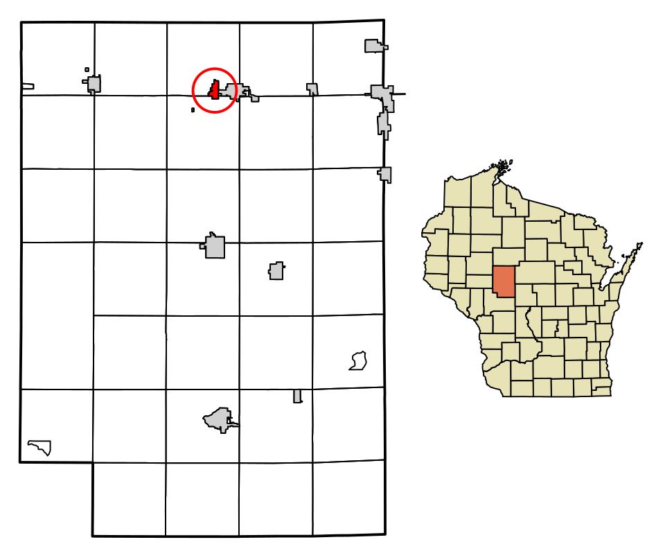 Locator map of Withee