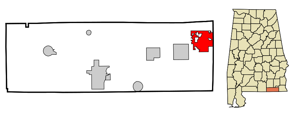 Locator map of Malvern