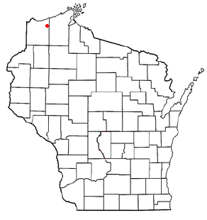 Locator map of Brule