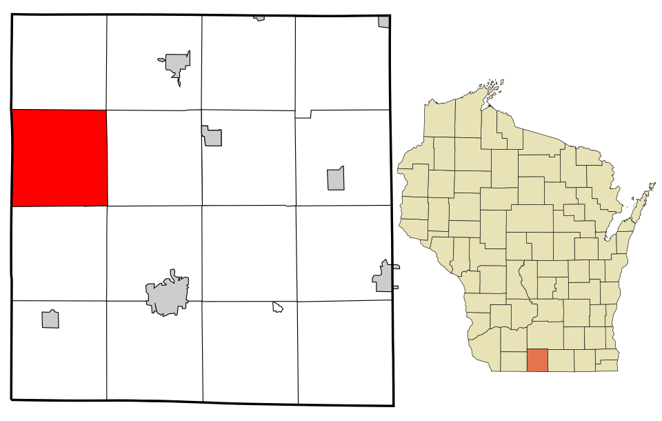 Locator map of Adams