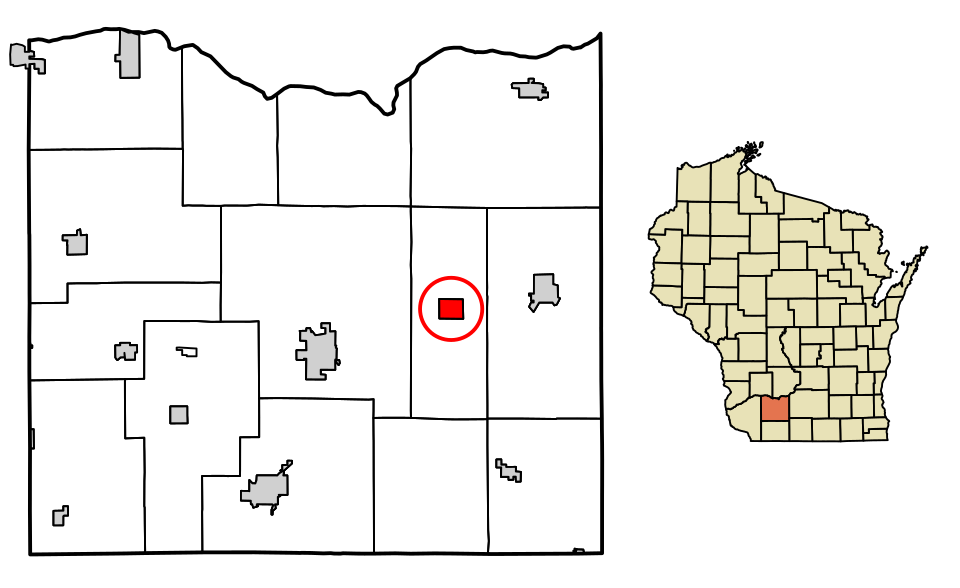 Locator map of Ridgeway