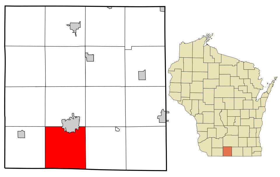 Locator map of Clarno