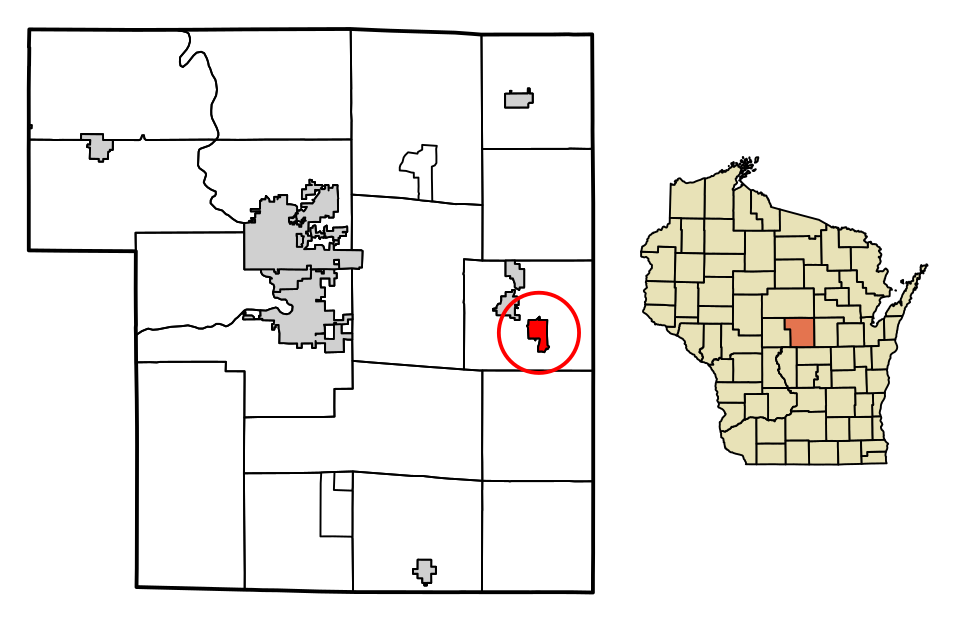 Locator map of Amherst