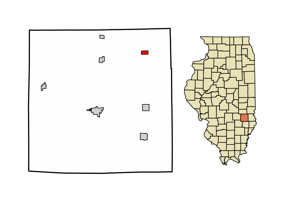 Locator map of Yale