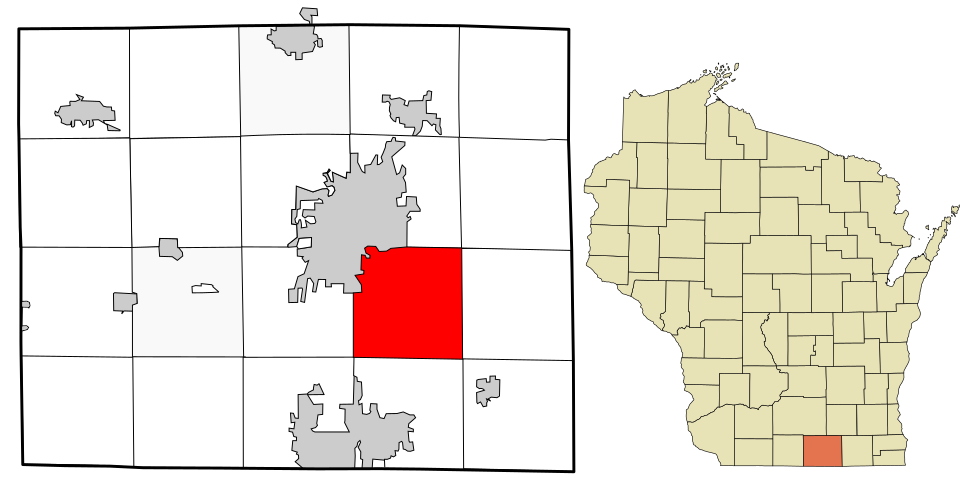 Locator map of La Prairie